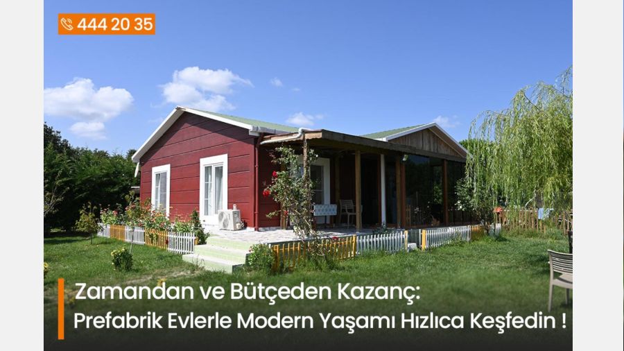 Prefabrik yap�larla h�zl� ve ekonomik konut ��z�m�