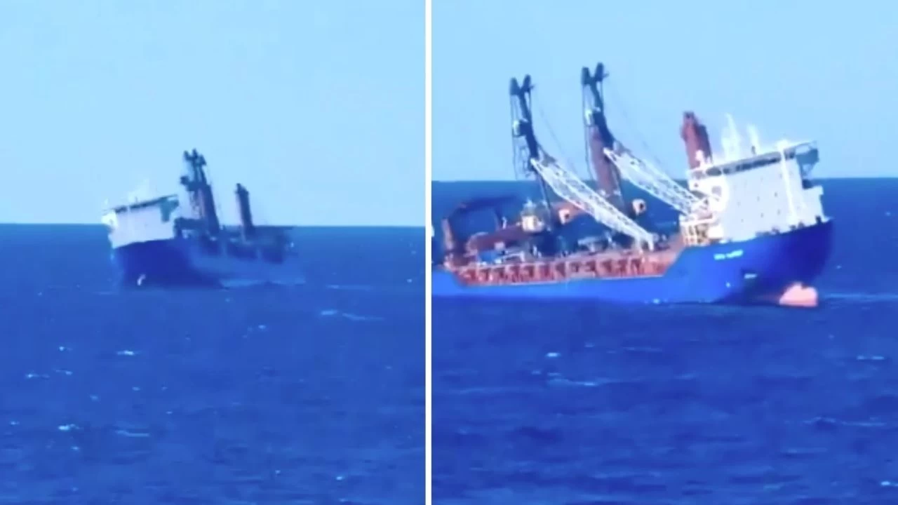 Rus kargo gemisi Akdeniz'de batt�