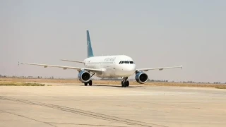 Rusya'n�n ba�kenti Moskova'daki �eremetyevo Havaliman�'na, bir bu�uk y�l� a�k�n s�renin ard�ndan Suriye'den ilk yolcu u�a�� indi