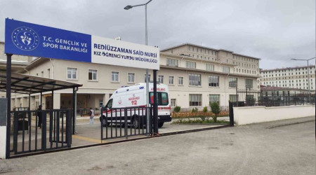 Said Nursi kız öğrenci yurdunda 103 öğrenci hastaneye başvurdu