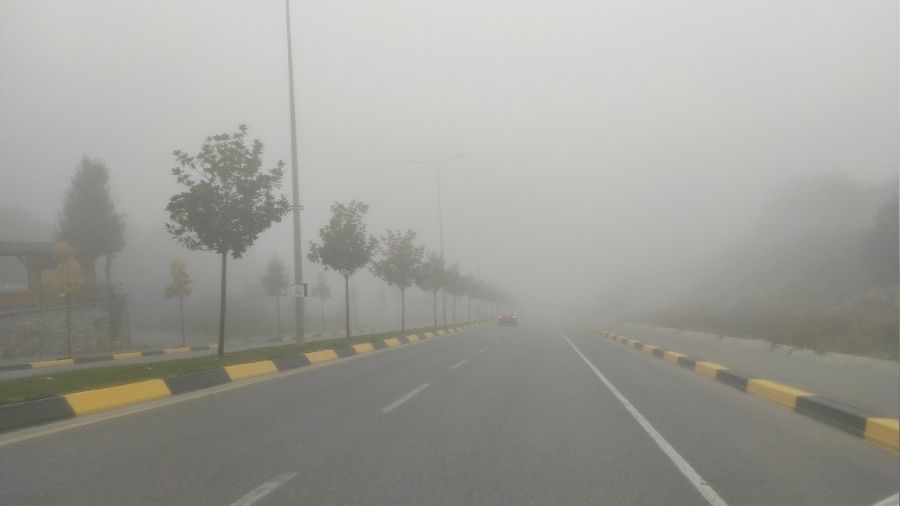Sakarya'da sis etkili oluyor