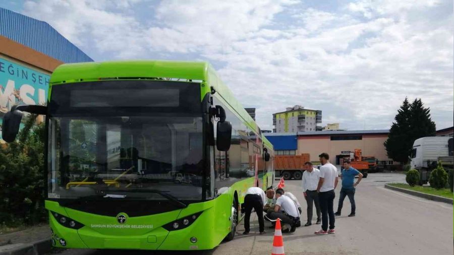 Samsun'da elektrikli otobüs dönemi başlıyor