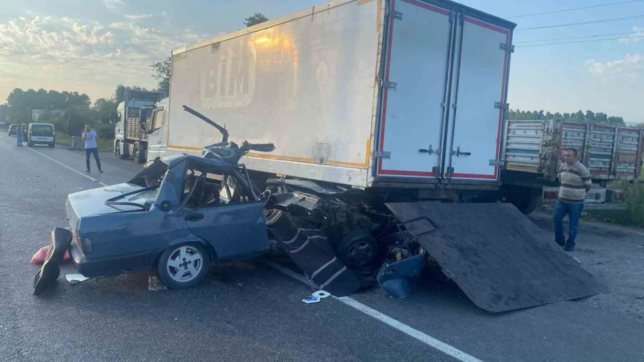 Samsun'da feci kaza: 1 ölü, 3 ağır yaralı