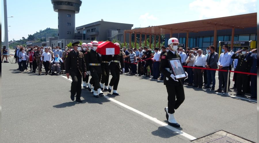 Şehidin cenazesi memleketi Ordu'ya getirildi