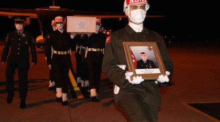 Şehit Harun Çalışkan'ın naaşı Samsun'a getirildi
