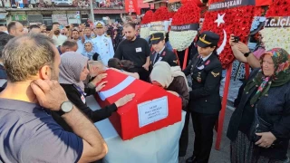 Şehit Uzman Çavuş Ömer Eroğlu son yolculuğuna uğurlandı