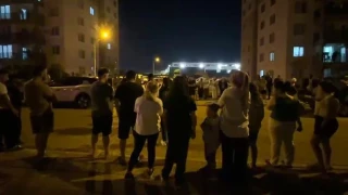 Serik'te site sakinlerinden aidat ve hizmet protestosu