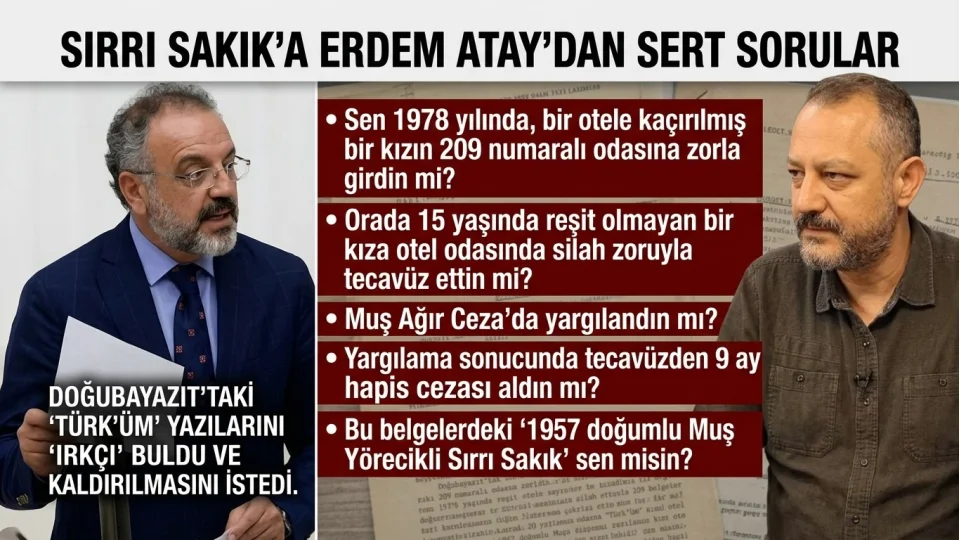 S�rr� Sak�k cevap verecek mi?