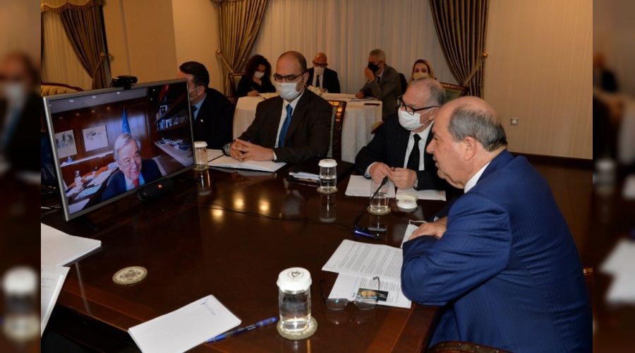 Tatar, Guterres ile g�r��t�