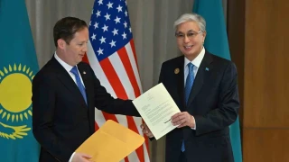 Tokayev, Trump'�n �zel temsilcisi Gor ile g�r��t�