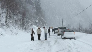 Trabzon-Bayburt karayolu Tilkibeli mevkiinde ���