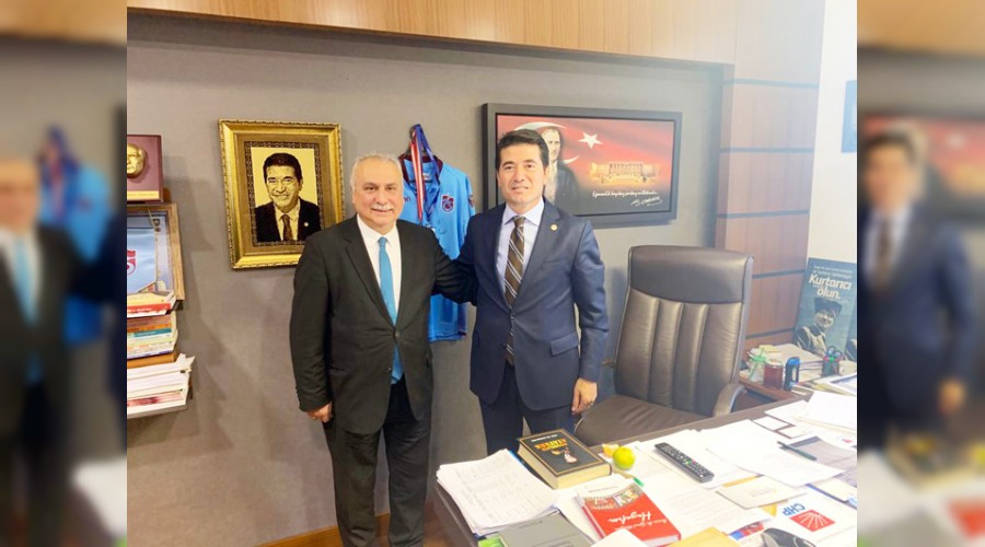 Trabzon milletvekiline ge�mi� olsun ziyareti