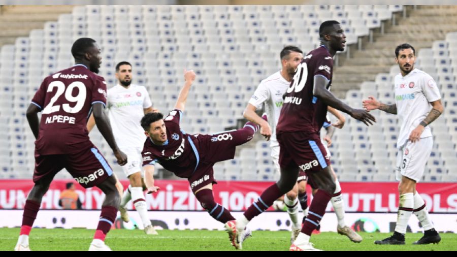 Trabzonspor deplasmanda kayıp