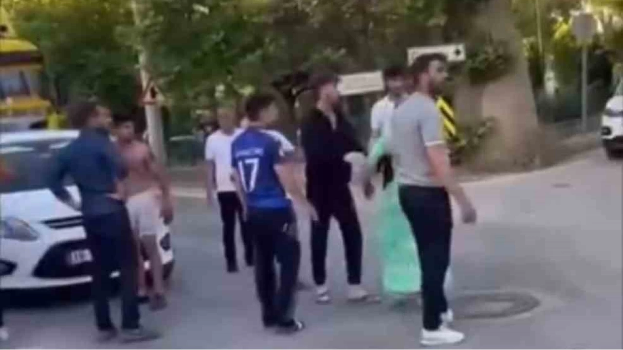 Trafik kazası sonrası bıçaklı kavga