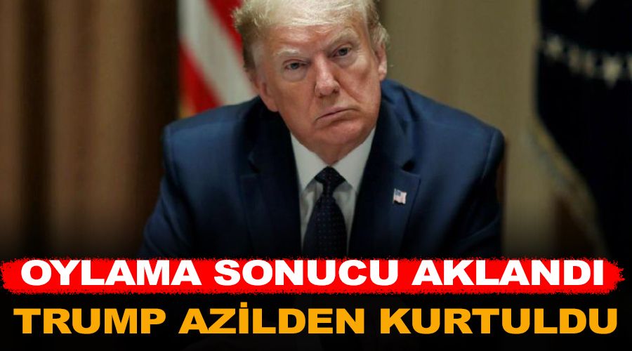 Trump azilden kurtuldu