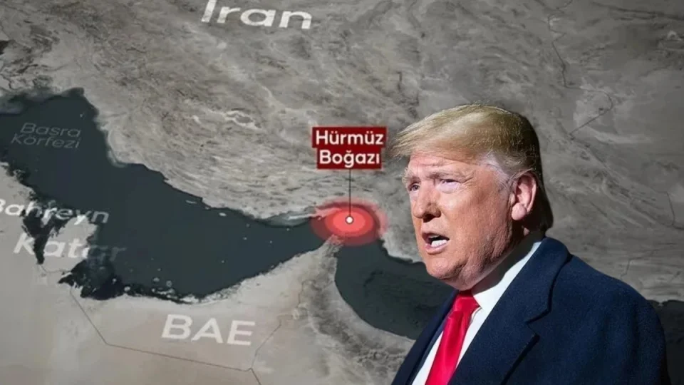 Trump, H�rm�z Bo�az�'n� "ABD topra��" olarak g�steren bir g�rsel payla�t�