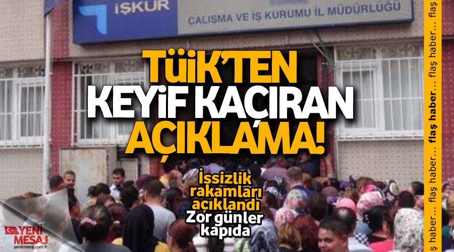 TÜİK açıkladı! İşsizlik yüzde 11.1'e yükseldi