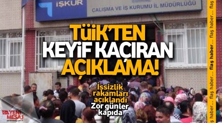 TÜİK açıkladı! İşsizlik yüzde 11.1'e yükseldi