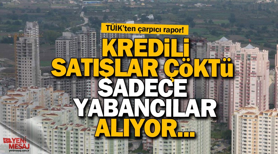 TÜİK'ten çarpıcı rapor! Sadece yabancılar alıyor