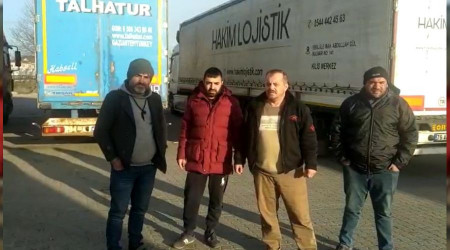 Türk tırcılar, Ukrayna'da mahsur kaldı