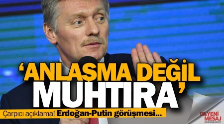 'Türkiye ile mutabakat muhtırası imzaladık'