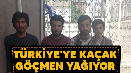 Türkiye'ye kaçak göçmen yağıyor