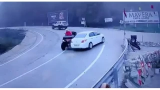 Uludağ yolu buz pistine döndü