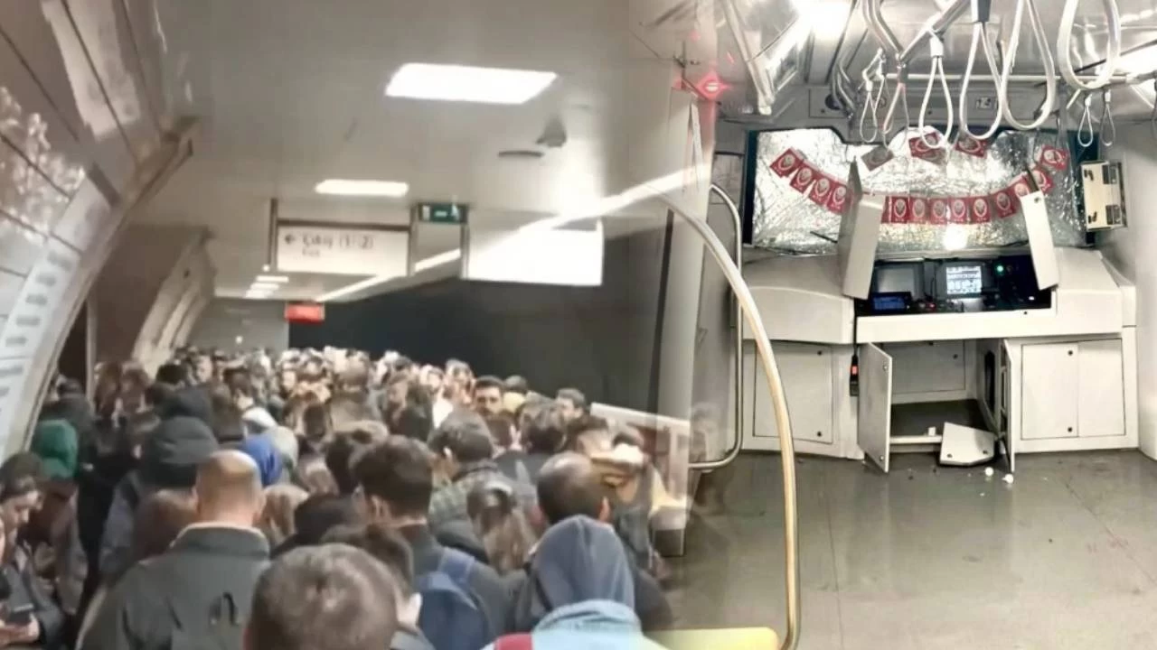 skdar-Samandra metro hattnda 2 yolcusuz metro arpt