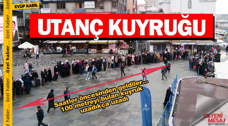 Utan� kuyru�u! Ancak �ansl� olanlar alabiliyor