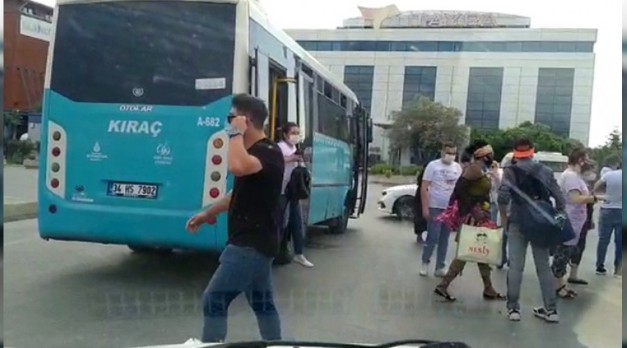 Uygulamadan kaçtı 40 yolcu çıktı