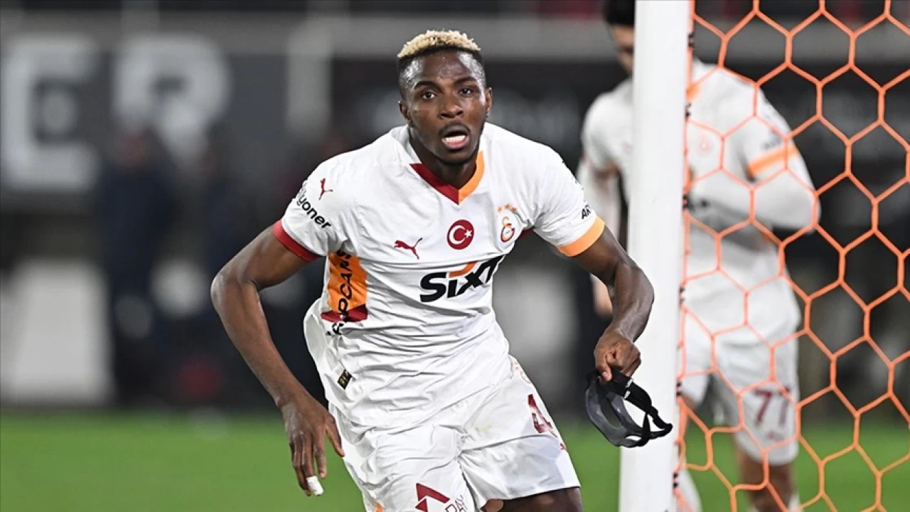 Victor Osimhen atıyor, Galatasaray kazanıyor