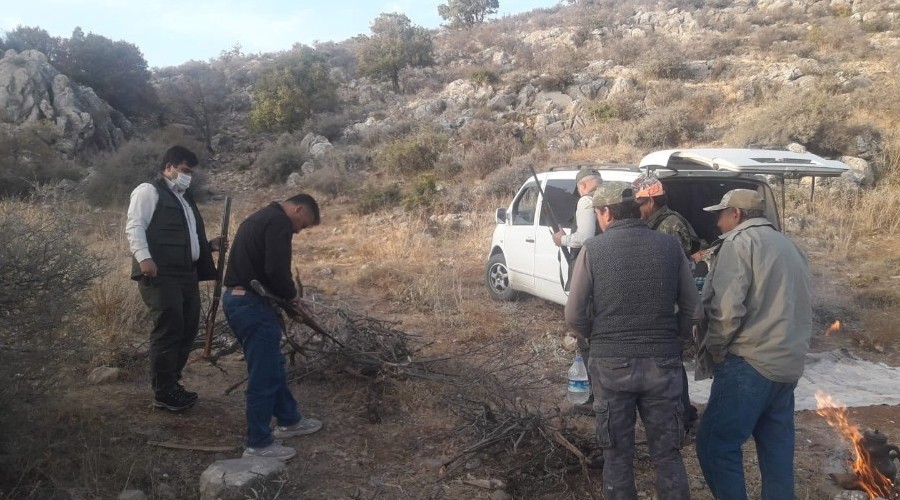 Yasak avlanan 8 kişiye 5 bin TL ceza yazıldı