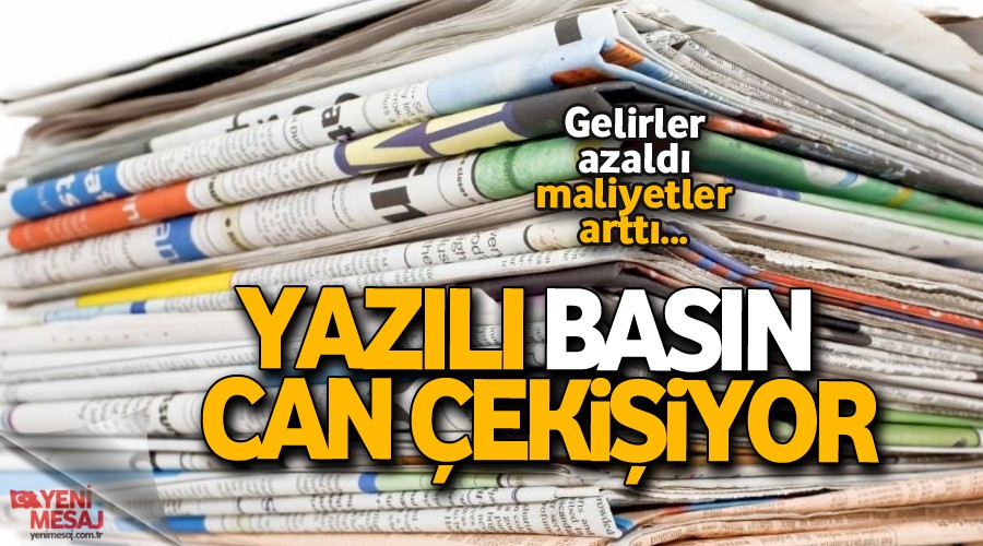 Yaz�l� bas�n can �eki�iyor