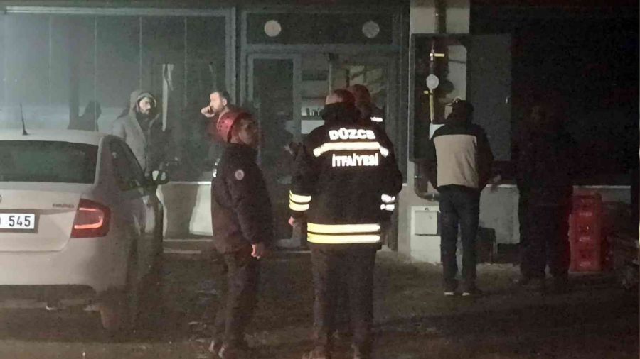 Yılbaşı gecesi çalışma yapılan iş yerinde iskele çöktü: 1 yaralı