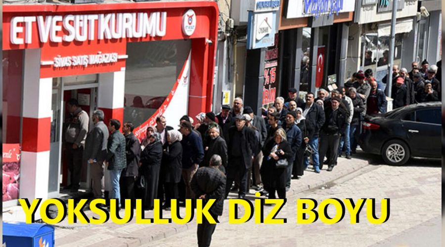 Yoksulluk diz boyu