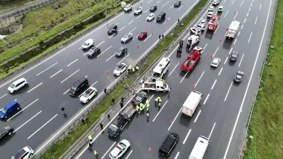 1 polisin �ehit oldu�u kaza yeri havadan g�r�nt�lendi