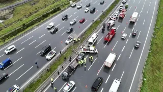 1 polisin �ehit oldu�u kaza yeri havadan g�r�nt�lendi