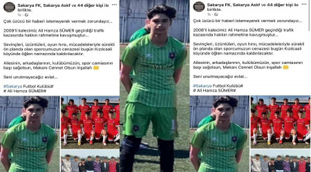 15 yandaki futbolcu kazada hayatn kaybetti