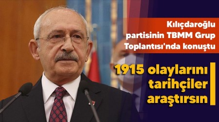 1915 olaylarını tarihçiler araştırsın