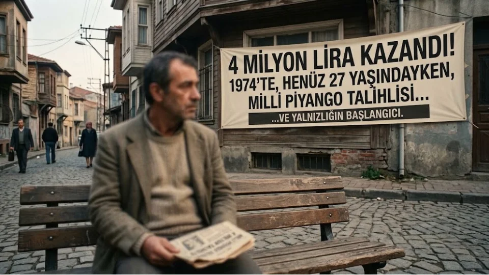 1974'te büyük ikramiye kazanmıştı...