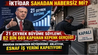21 �eyrek b�y�me s�ylemi, 82 bin 669 kapanan kepenk ger�e�i!