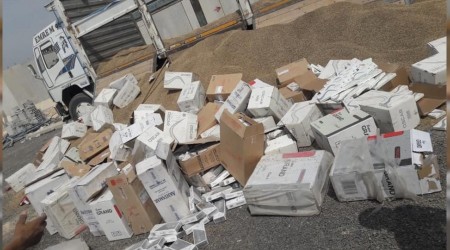37 bin 500 paket kaçak sigara ele geçirildi