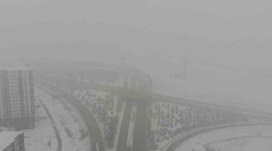 43 ilin ge�i� g�zergah�nda yo�un sis etkili oldu