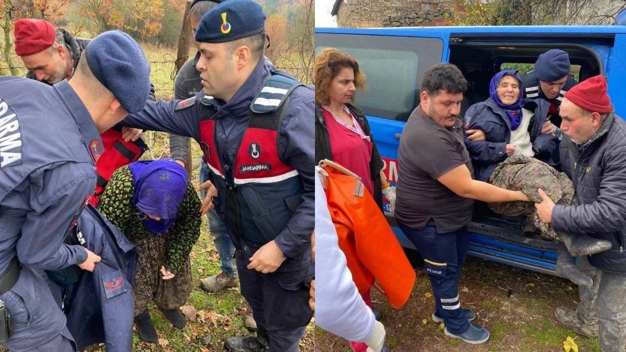 76 yaşındaki kayıp kadını jandarma buldu