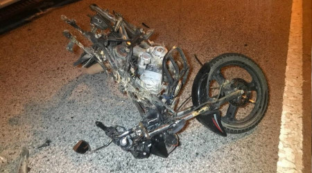 78 metre sürüklenen motosiklet sürücüsü hayatını kaybetti
