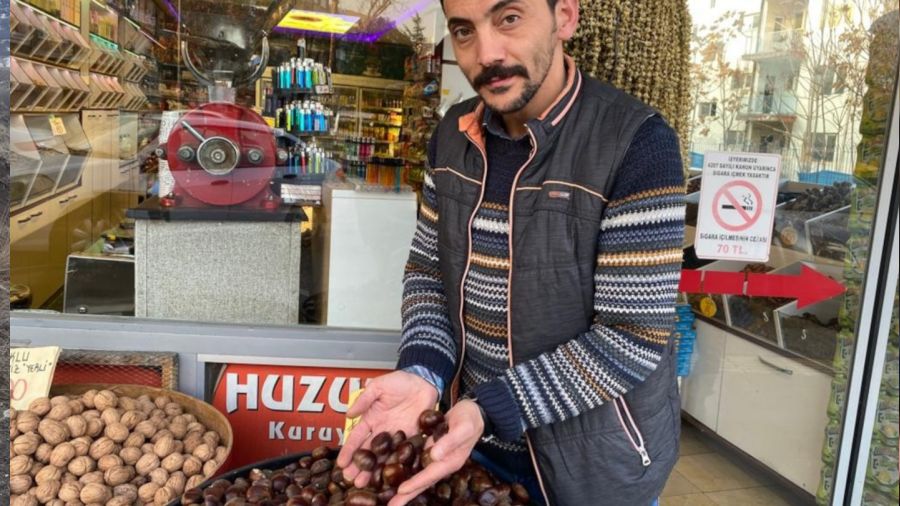 80 TL'lik kestane yoğun ilgi görüyor