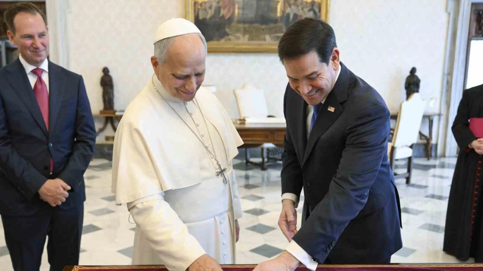 ABD D��i�leri Bakan� Rubio, Papa 14. Leo ile g�r��t�