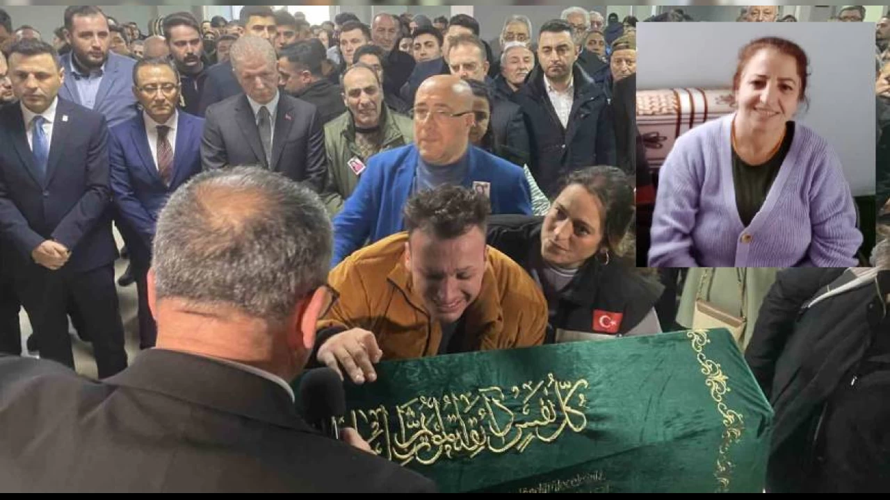 Adliye saldrsnda hayatn kaybeden Dilfraz Karata, Baclar Cemevi'nden son yolculuuna uurland