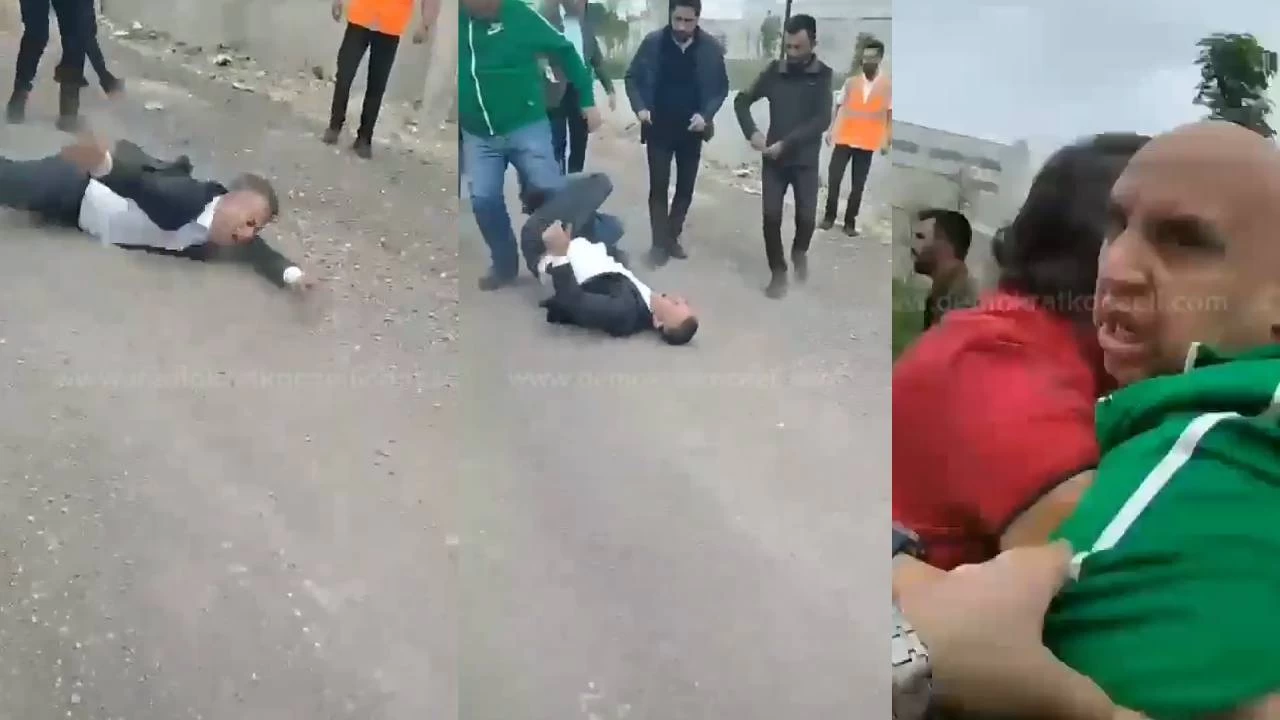 AK Partili meclis üyesinin dikkat çeken şovu: Başkanın önünde kendini yere attı
