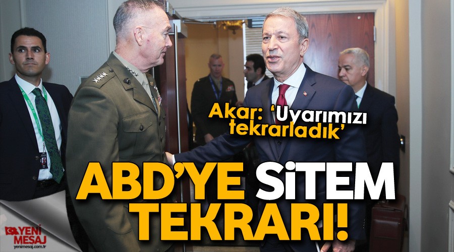 Akar: ABD'ye uyar�lar�m�z� tekrarlad�k